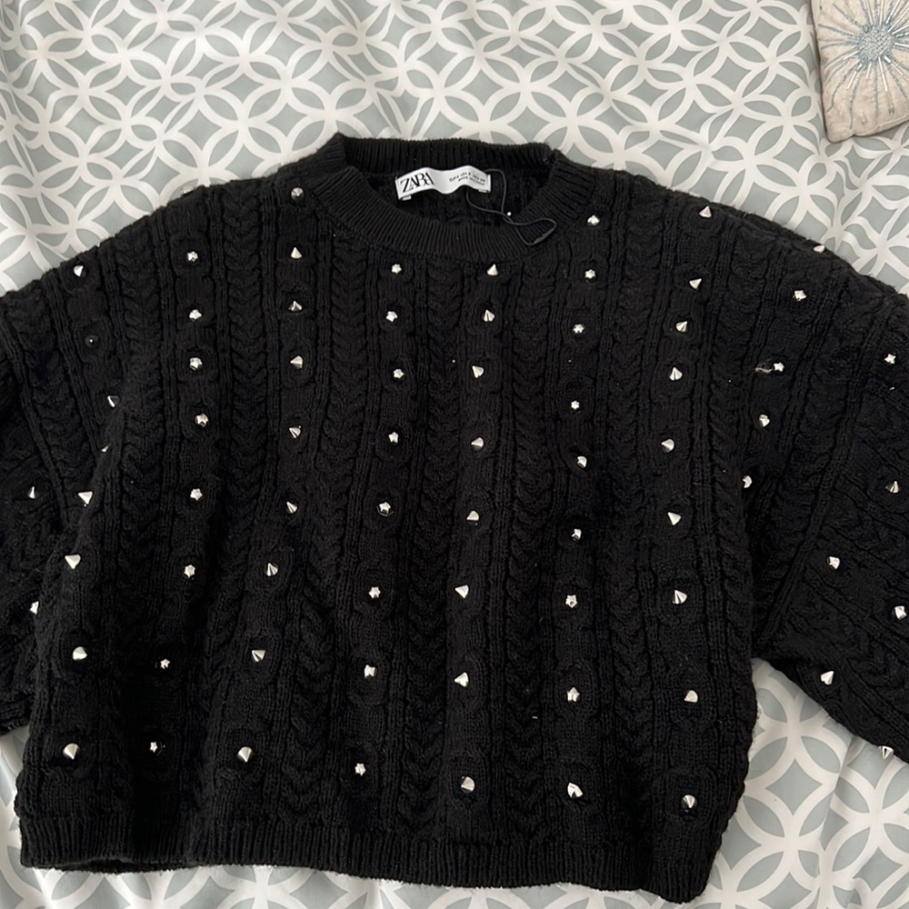 Zara black sweater